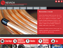 Tablet Screenshot of nevada-mayorista.com.ar